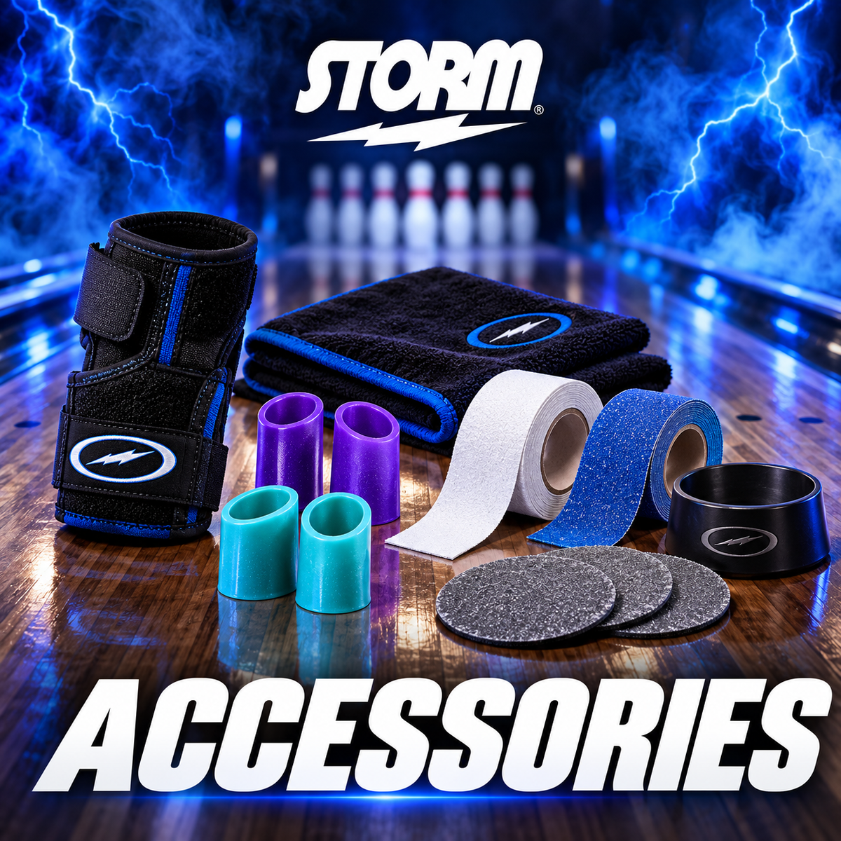 Bowling Accessories with Storm branding