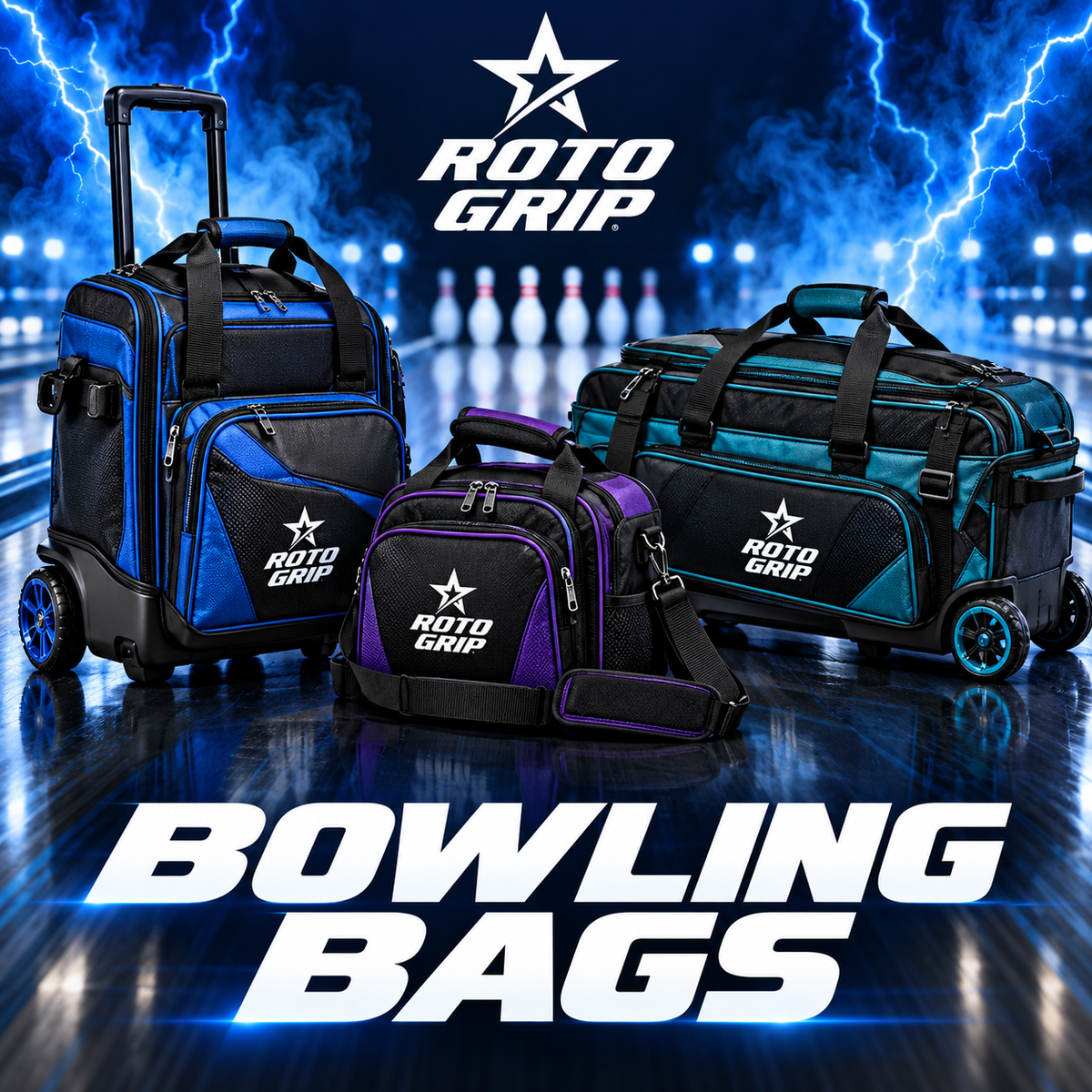 Bowling Bags with Roto Grip branding