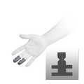 STORM MAX PRO STRIPS FINGER Black
